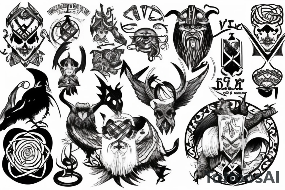odin tattoo idea