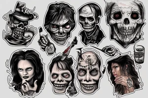 stephen king style tattoo idea