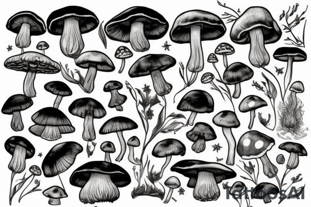 Shroom tattoo idea