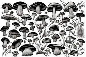 Shroom tattoo idea