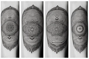 Bear Mandala tattoo idea