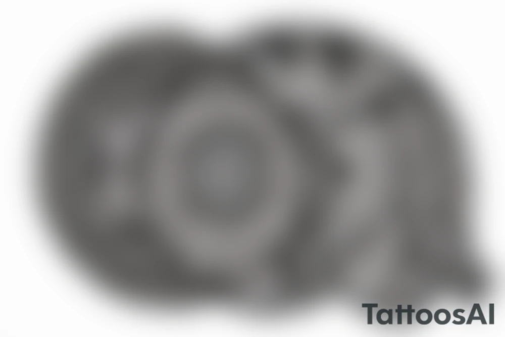 Bear Mandala tattoo idea