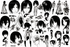 Mikasa Akkerman tattoo idea