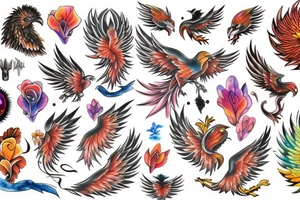 Phoenix tattoo idea