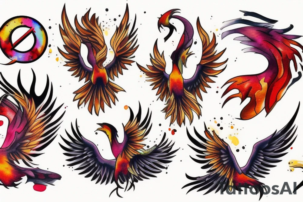 Phoenix tattoo idea