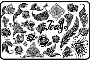 Tejal name tatoo tattoo idea