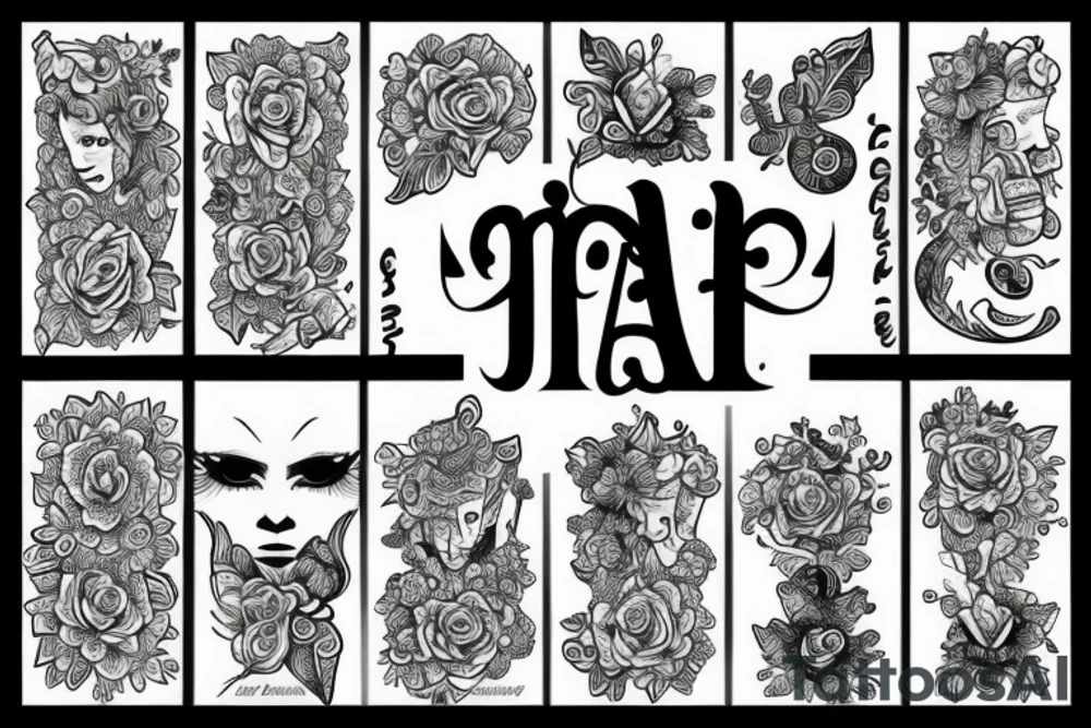 Tejal name tatoo tattoo idea