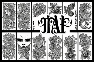 Tejal name tatoo tattoo idea
