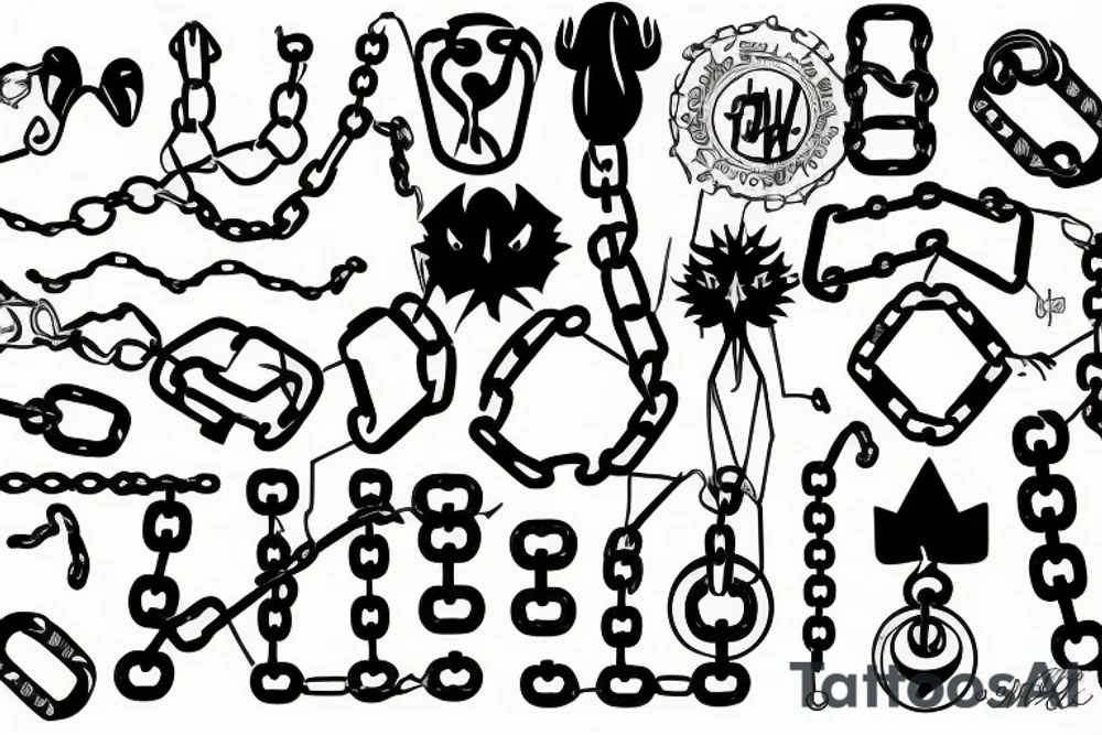 chains tattoo idea