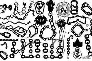 chains tattoo idea