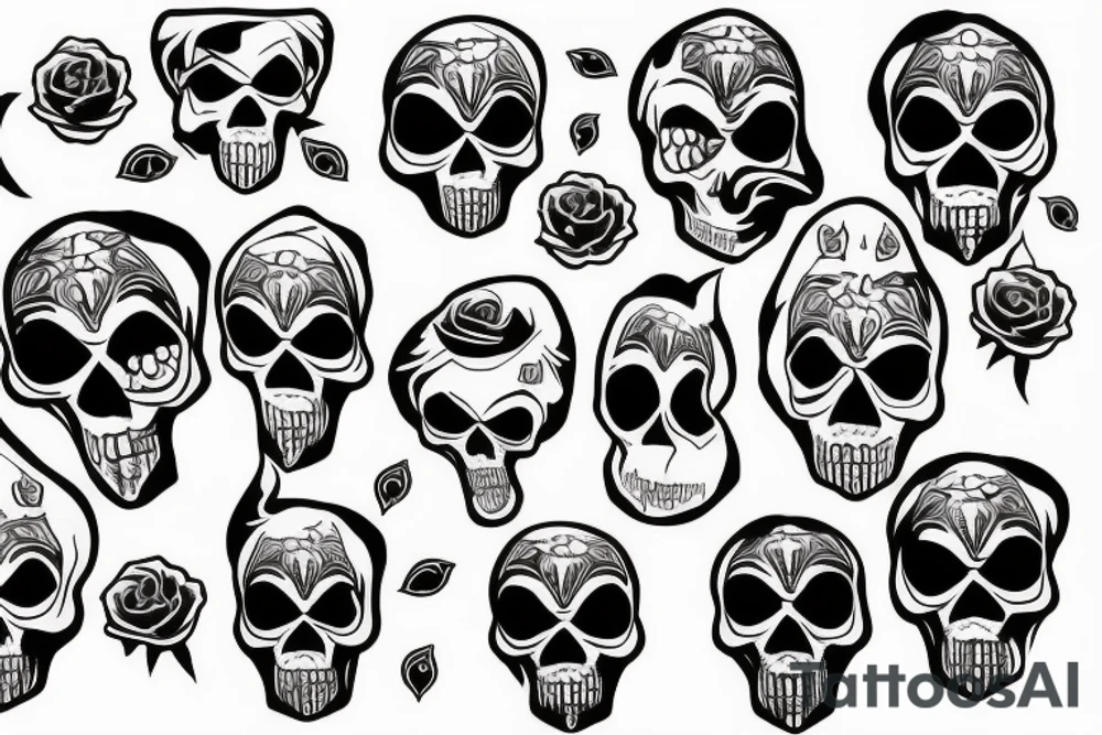 skull tattoo idea