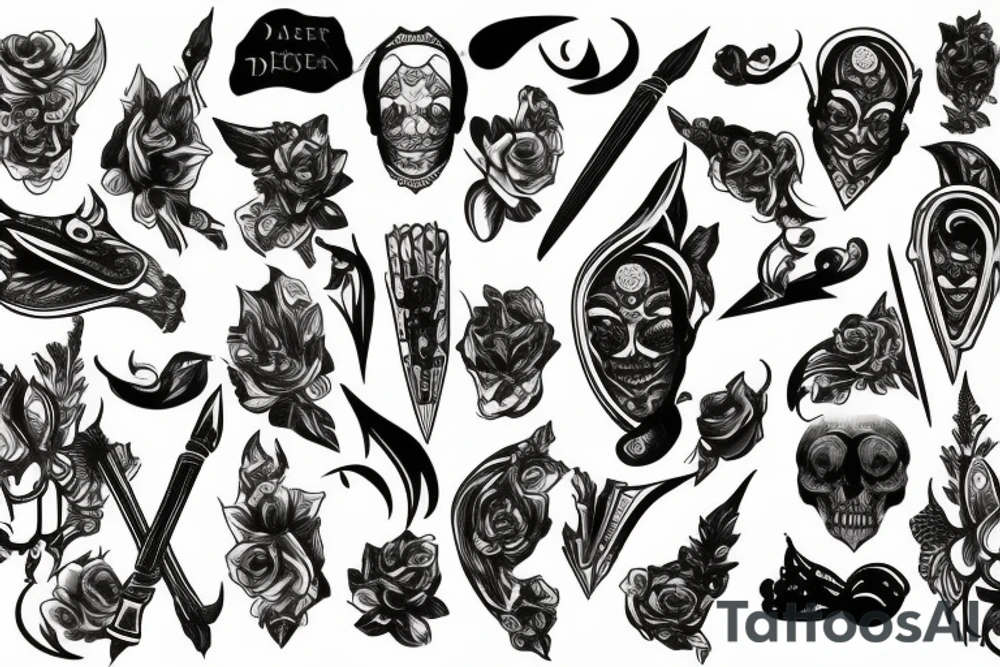 Dagger tattoo idea