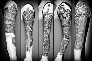 Short sword tattoo idea