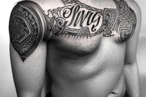 typography tattoo writing "कर्मण्येवाधिकारस्ते मा फलेषु कदाचन।
मा कर्मफलहेतुर्भूर्मा ते सङ्गोऽस्त्वकर्मणि॥" tattoo idea