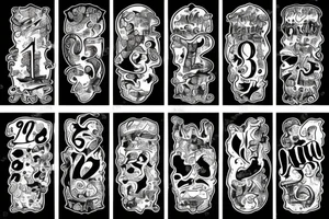 Soniya with 9 2 number tattoo idea