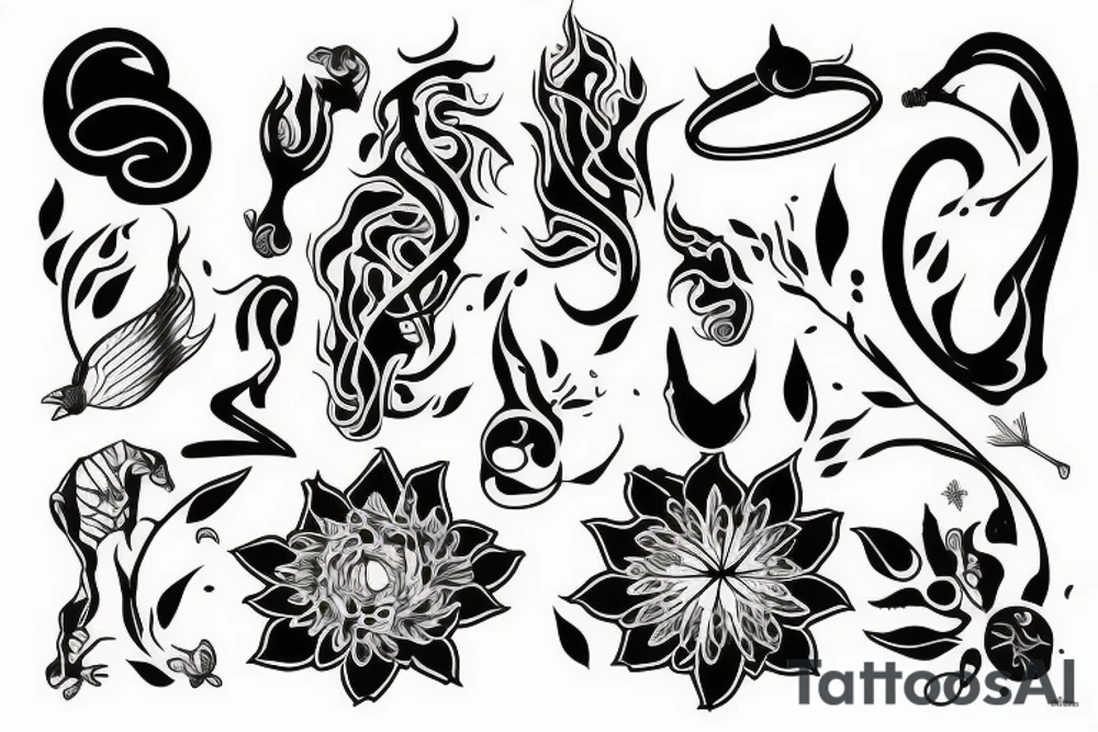 creation of Adam tattoo idea
