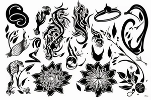 creation of Adam tattoo idea
