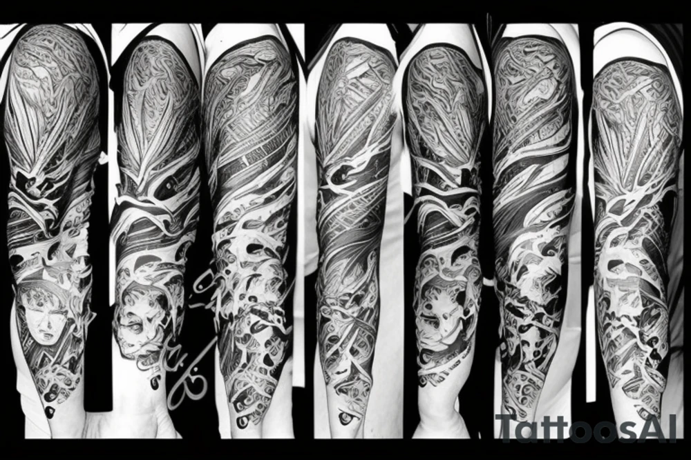 Creation of Adam Painting tattoo idea