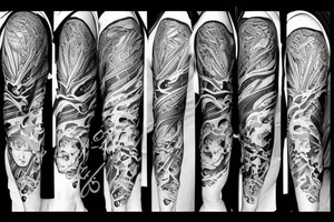 Creation of Adam Painting tattoo idea