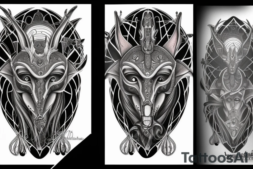 anubis tattoo idea