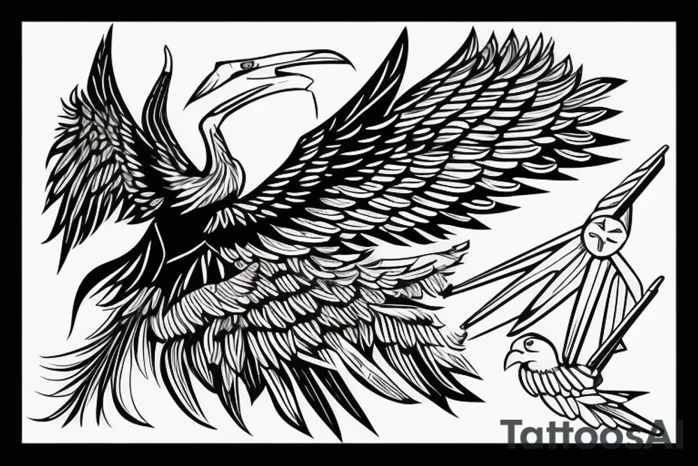 make me a tatoo of an eagle hunting for the upper left side of my back tattoo idea