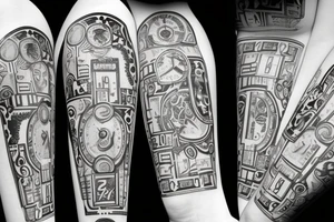 time money and merchandise in same convey tattoo idea