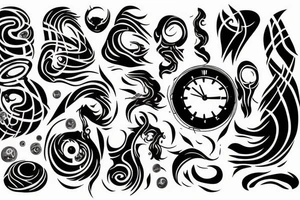 time is consumed by void vortex tattoo idea