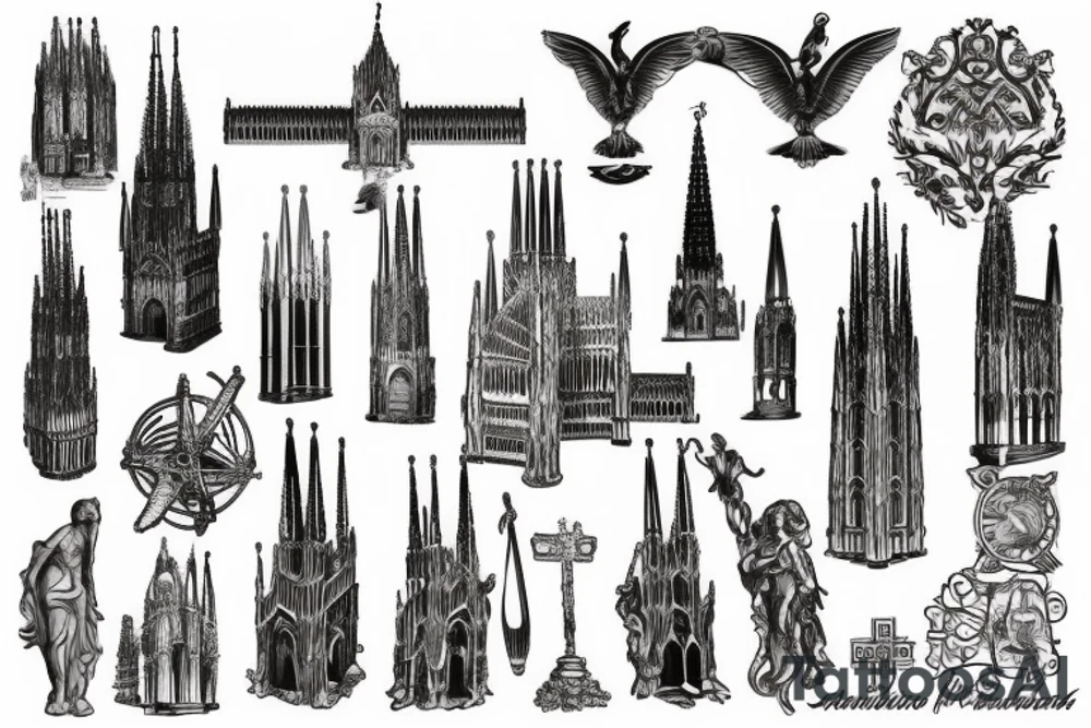 Milan Cathedral tattoo idea