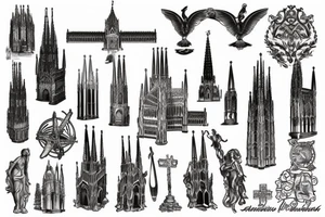 Milan Cathedral tattoo idea