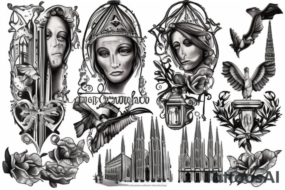Milan Cathedral tattoo idea