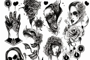 blood and tears tattoo idea