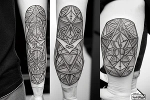 blood and tears tattoo idea
