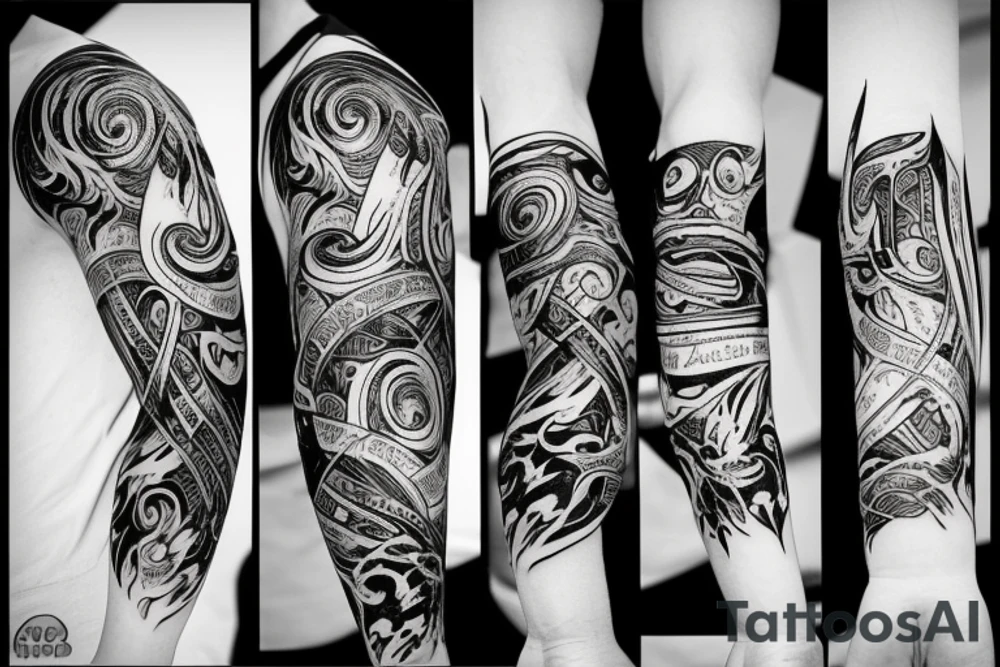 blood and tears drawing tattoo idea