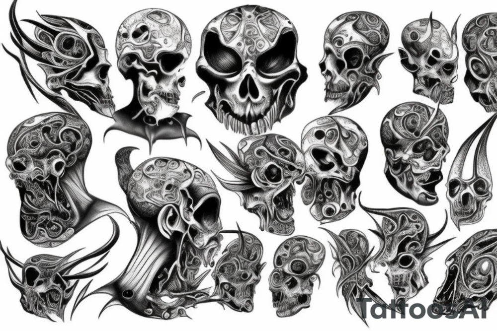 hell in mind tattoo idea