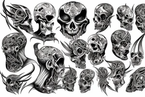 hell in mind tattoo idea