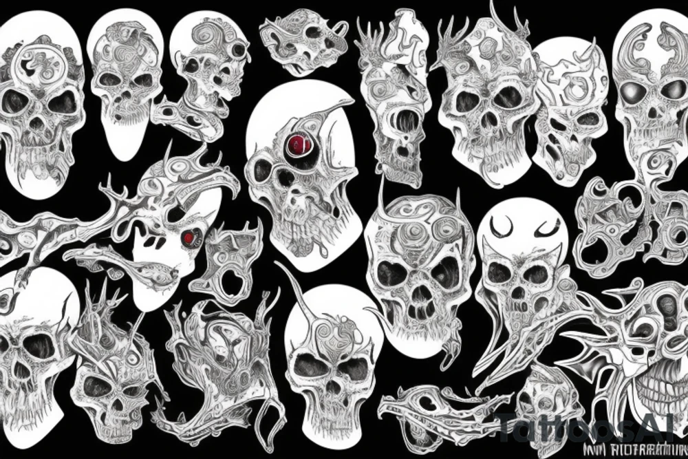 hell in mind tattoo idea