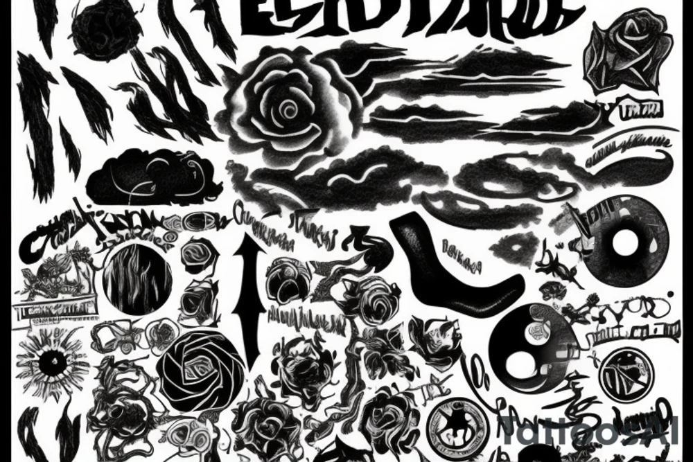 related to pinkfloyd song echoes tattoo idea