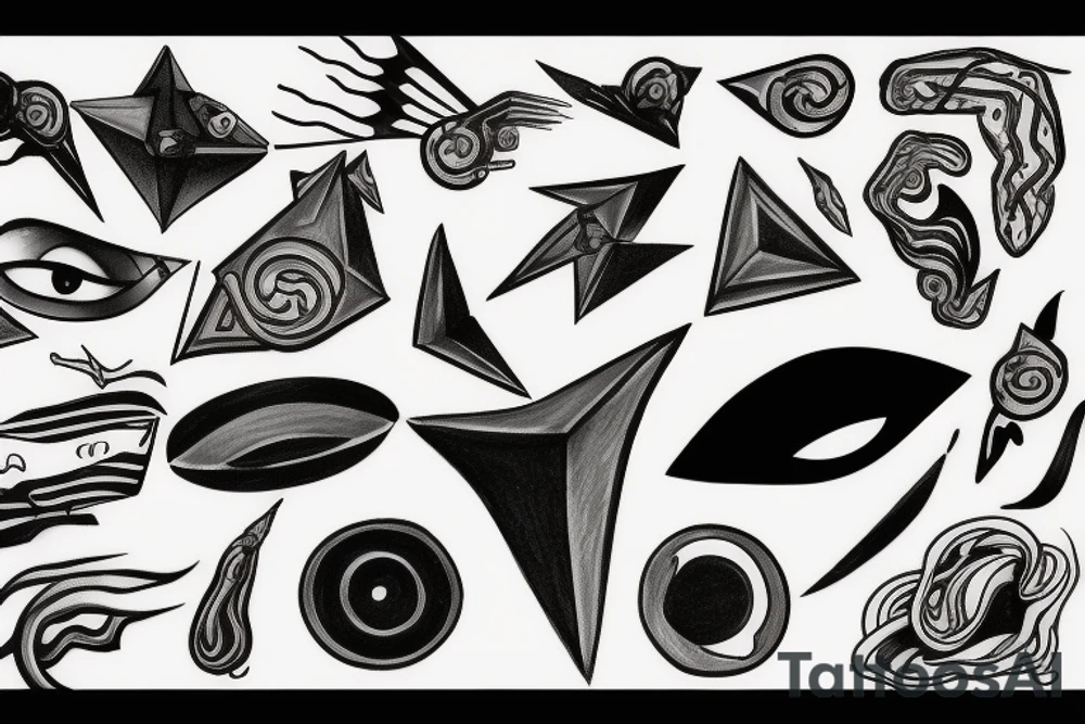 related to pinkfloyd song echoes tattoo idea