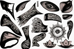 related to pinkfloyd song echoes tattoo idea