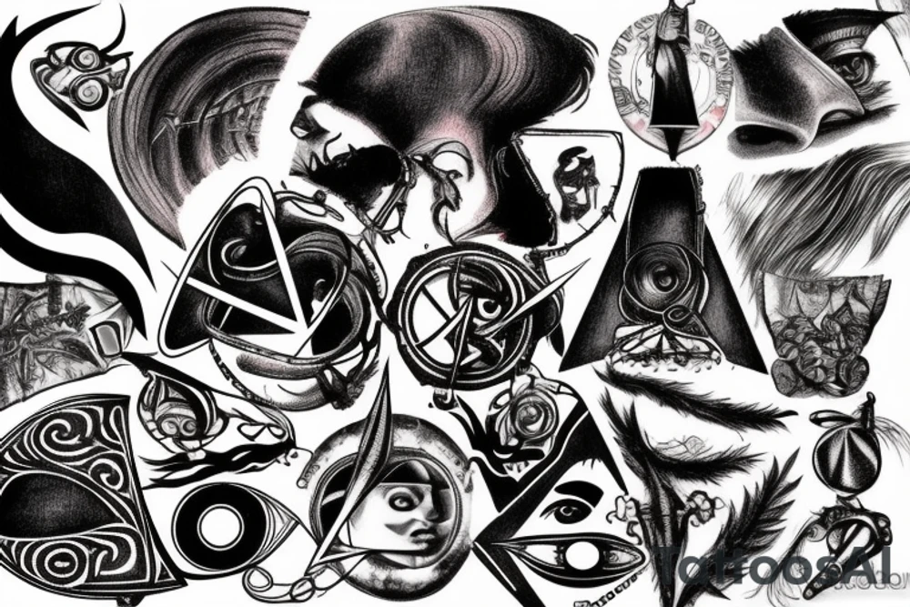 related to pinkfloyd song echoes tattoo idea