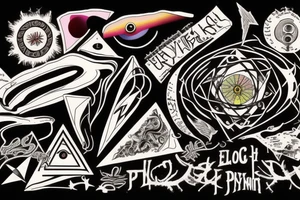 related to pinkfloyd song echoes tattoo idea