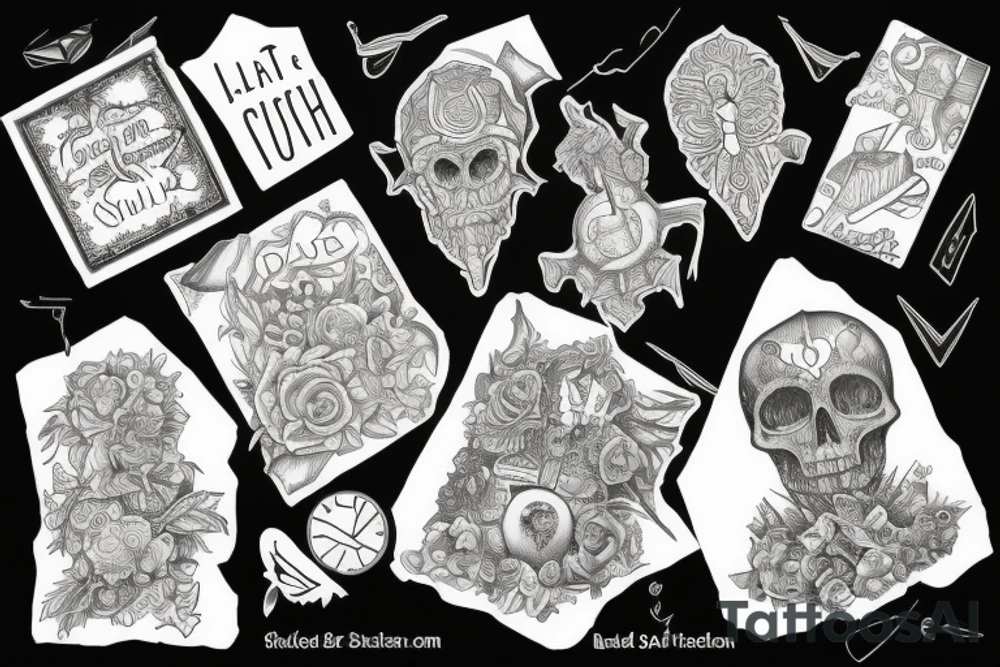 stone atlas with real world tattoo idea
