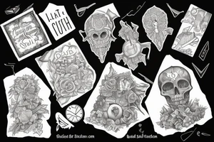 stone atlas with real world tattoo idea