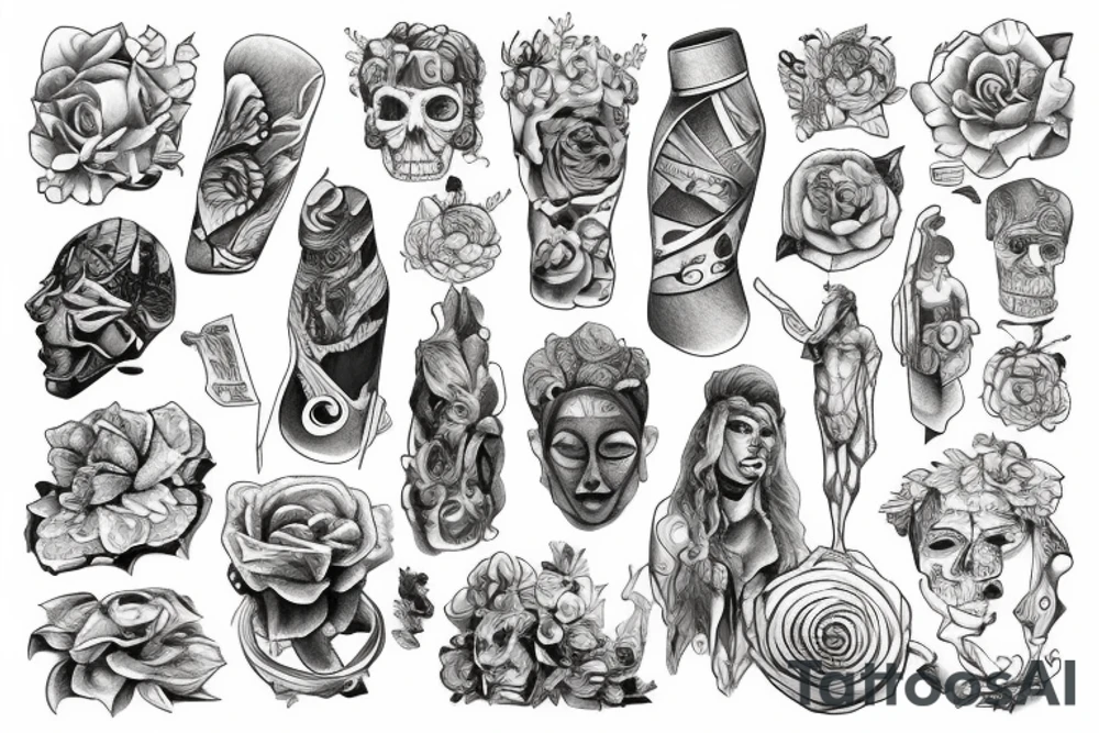 stone atlas with real world tattoo idea