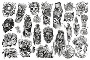 stone atlas with real world tattoo idea