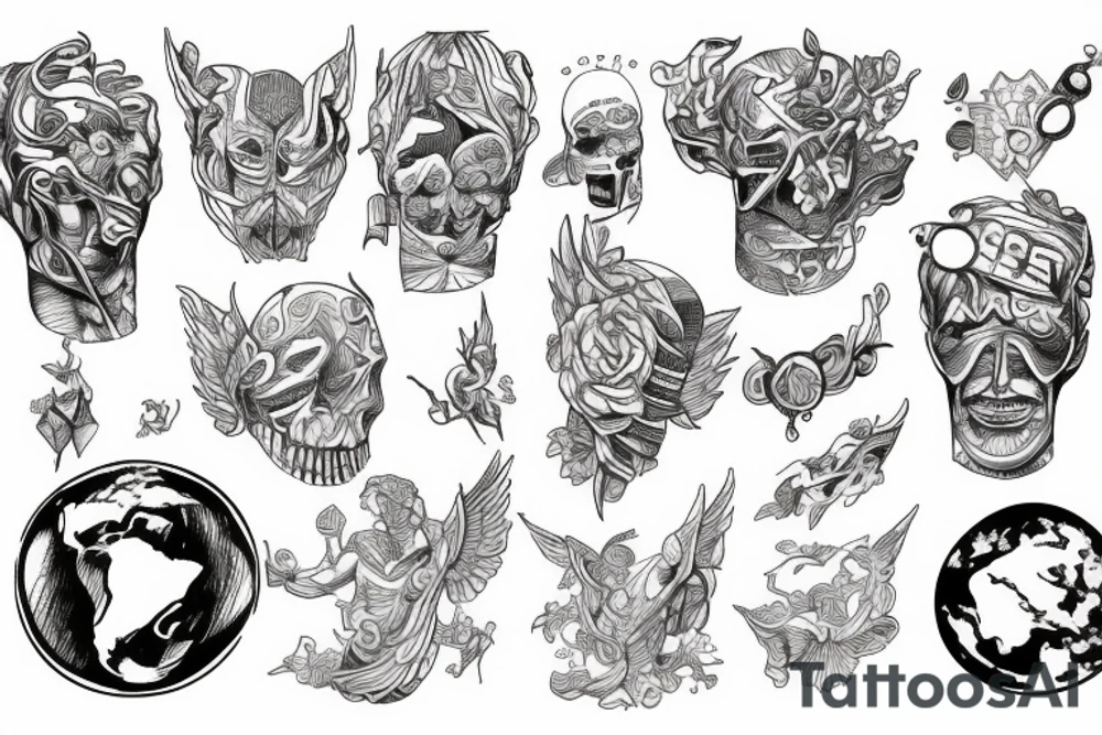 atlas holding the world tattoo idea