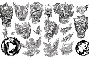 atlas holding the world tattoo idea