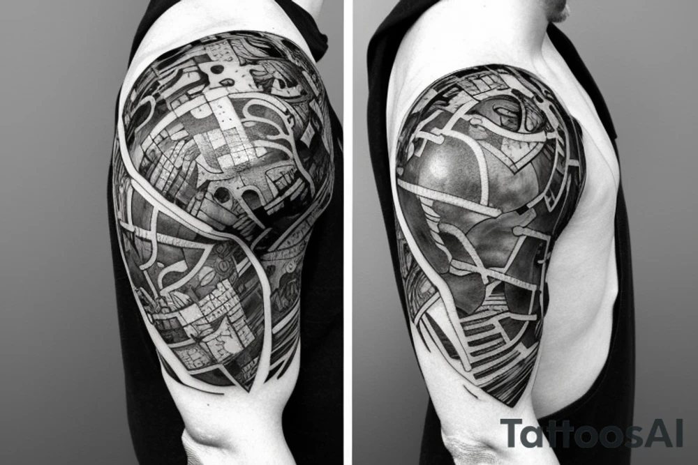 atlas titan holding the world tattoo idea
