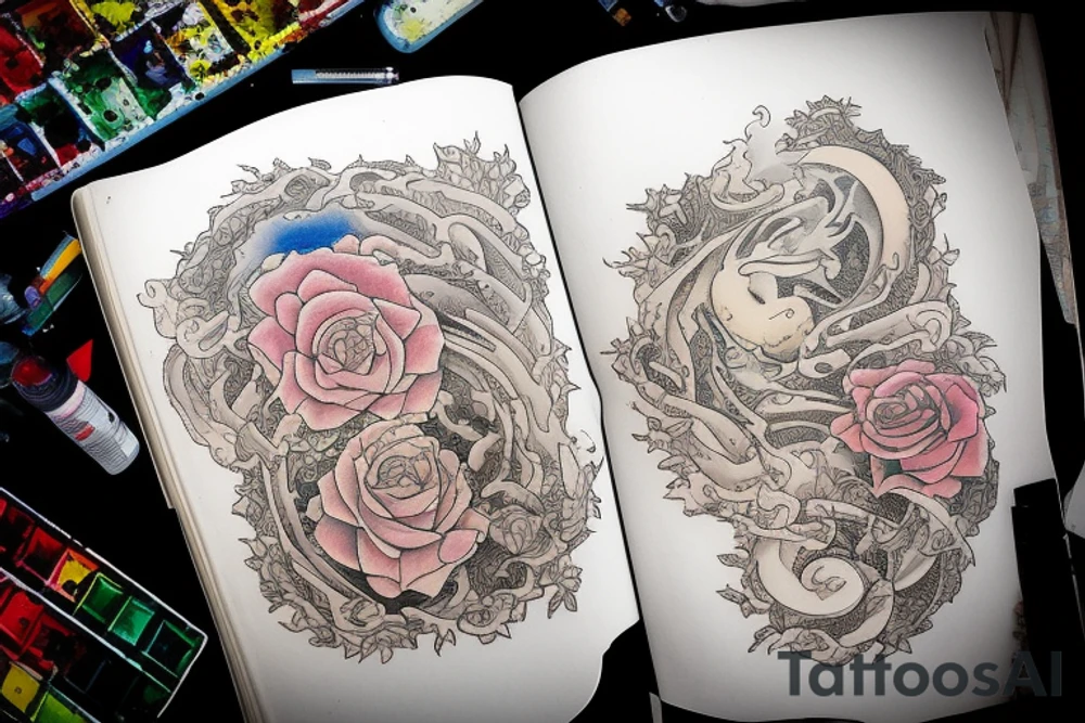 A book that is open. The universe is spilling out of it. Classic novels should be represented. tattoo idea