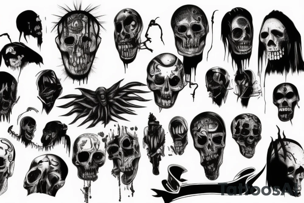 Horror movies back tattoo tattoo idea